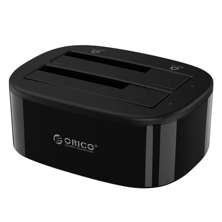 ORICO USB 3.0 SATA Boîte de Billette à Disque Dur à Double Bai Case de Station de Stationnement Pour 2,5 "/3,5" SDD Avec Fonction de Clone Hors Ligne (6228US3-C) - Bouchon ue