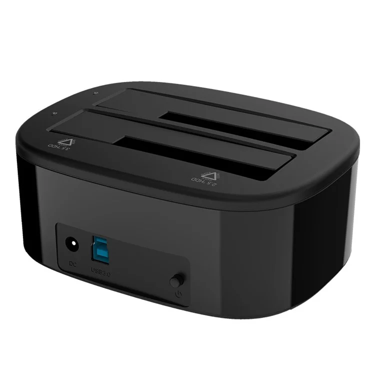 ORICO USB 3.0 SATA Boîte de Billette à Disque Dur à Double Bai Case de Station de Stationnement Pour 2,5 "/3,5" SDD Avec Fonction de Clone Hors Ligne (6228US3-C) - Bouchon ue