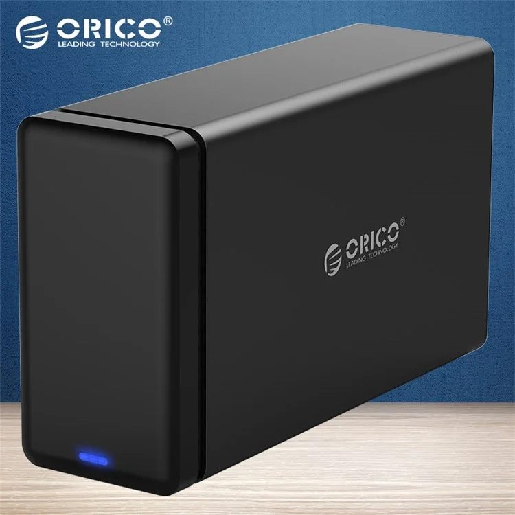 ORICO NS200U3-BK 2 Bay USB 3.0 Hard Drive Dock for 3.5'' HDD Tool Free - EU Plug
