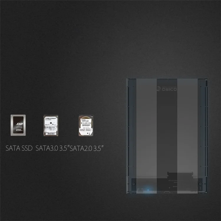 ORICO 3139C3 3.5 inch Type-C Hard Drive Enclosure for SATA HDD - UK Plug