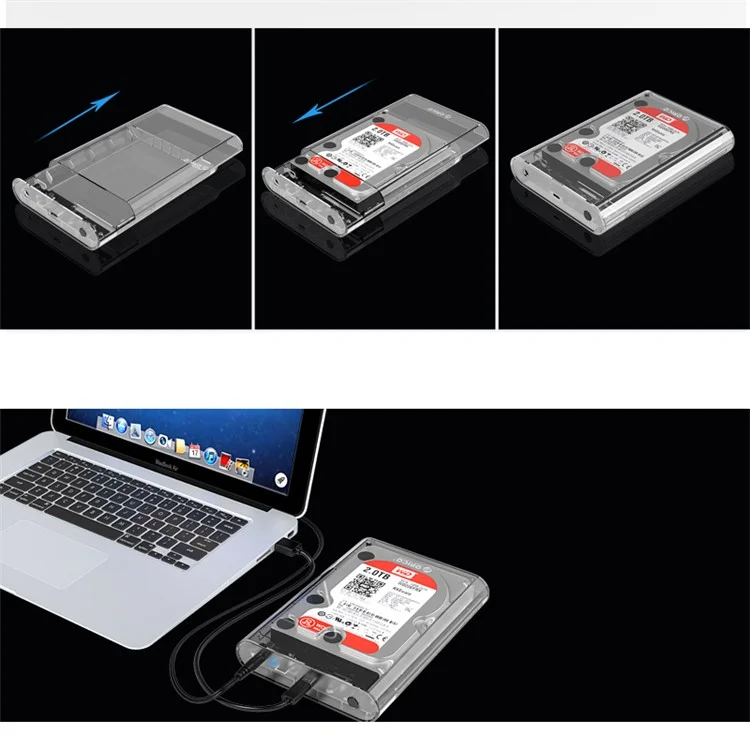 ORICO 3139C3 custodia per hard disk da 3,5 pollici con connettore Type-C per HDD SATA - Spina AU