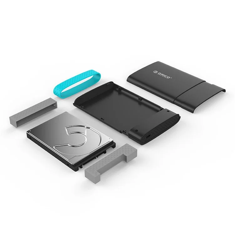 ORICO 2538C3 2.5-inch Type-C Mobile Hard Disk Box USB 3.0 Notebook HDD Enclosure for SSD