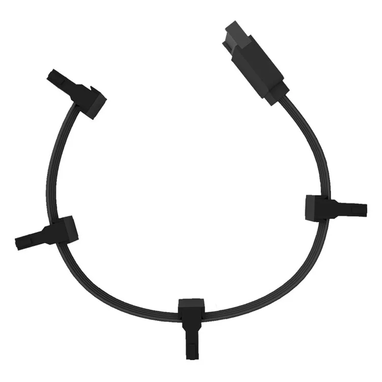 ORICO SATA Standard 15 Pin 4 in 1 Power Extension Cable Cord (DC15P-PX4)