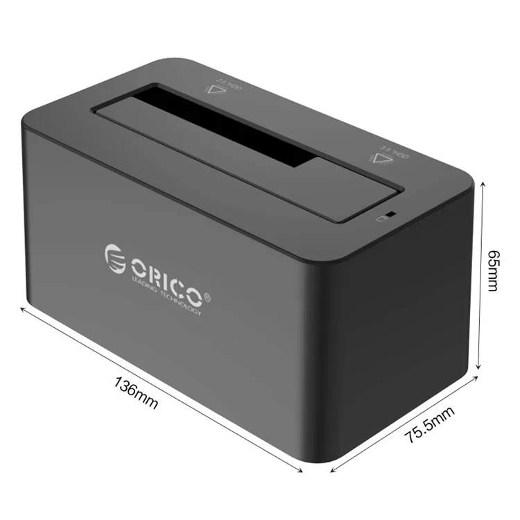 ORICO 6619US3 USB 3.0 to SATA 2.5/3.5 Inch External Hard Drive Dock Station - UK Plug