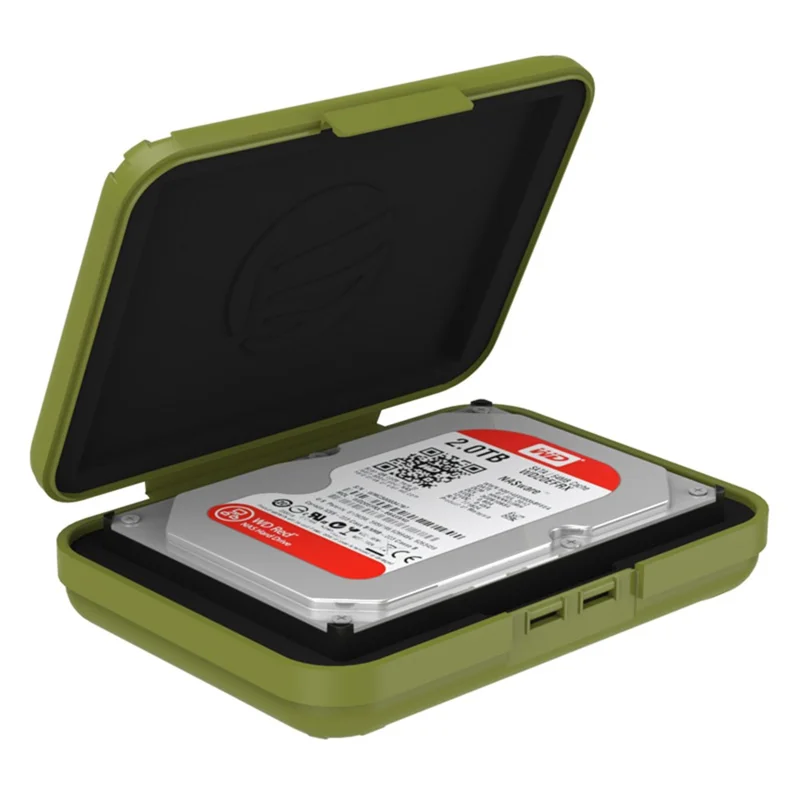 ORICO Portable Shockproof Storage Case for 3.5 inch HDD (PHX35-V1) - Green