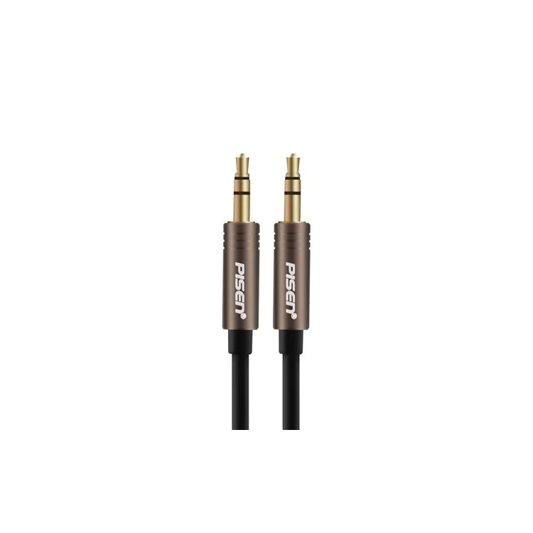 1.5M PISEN 3.5mm Male to Male Stereo Audio Cable - Black