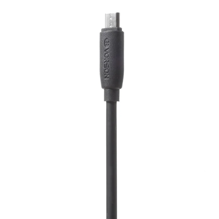 VORSON VCB-005 3m Micro USB Data Sync Charging Cable for Samsung HTC Huawei - Black