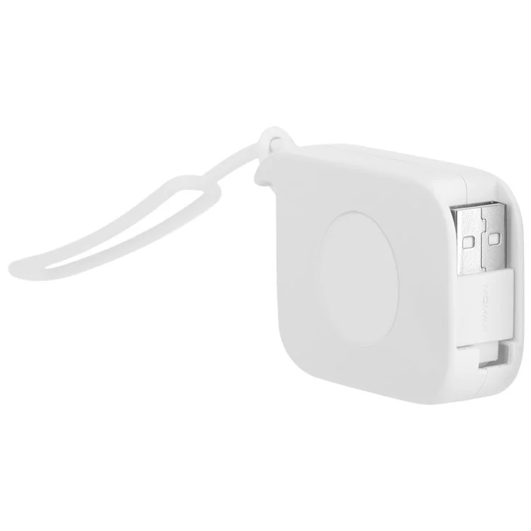 MOMAX 0.8M Easy Link Retractable MFI Lightning 8pin USB Cable for iPhone 7/7 Plus etc. - White