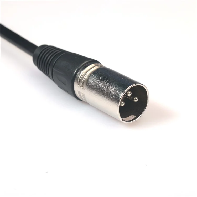 XLR Male to Female 4.5M Mic Microphone Cable - Silver Color