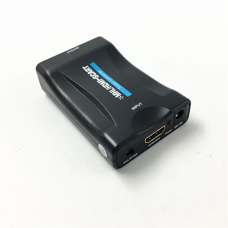 HDMI to SCART 1080P Video Audio Converter Smartphone Sky STB DVD TV - EU Plug