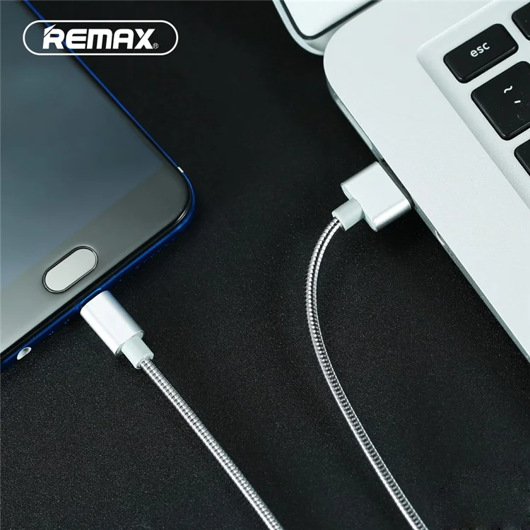 REMAX Micro USB Port Data Sync Charging Cable - Grey