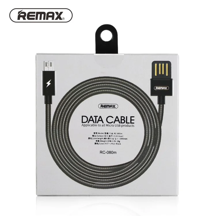 REMAX Micro USB Port Data Sync Charging Cable - Grey