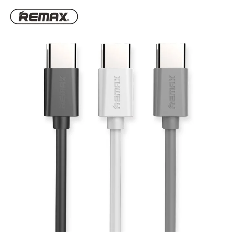 REMAX Rayen Series 1M Type-C USB Cable with Reversible USB Connector for Samsung S8/Note 8 etc. - Black