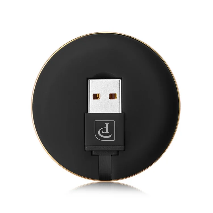 1M Macaron Retractable USB Cable 2-in-1 Type-c + Micro USB Data Sync & Charge Adapter Cable - Black