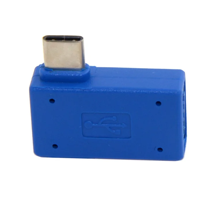 USB-C Type-C to USB 3.0 Female OTG Adapter 90-Degree Right Angled for Laptop & Cell Phone