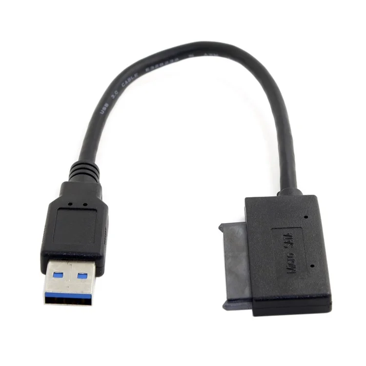 USB 3.0 Bis Micro Sata 7+9 16 Pin 1,8 '' 90 Grad Abgewinkelter Festplatten -treiber -ssd -adapterkabel