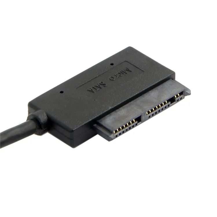 USB 3.0 a Micro Sata 7+9 16 Pin 1.8 '' 90 Grado Controlador de Disco Duro en Ángulo Cable de Adaptador SSD