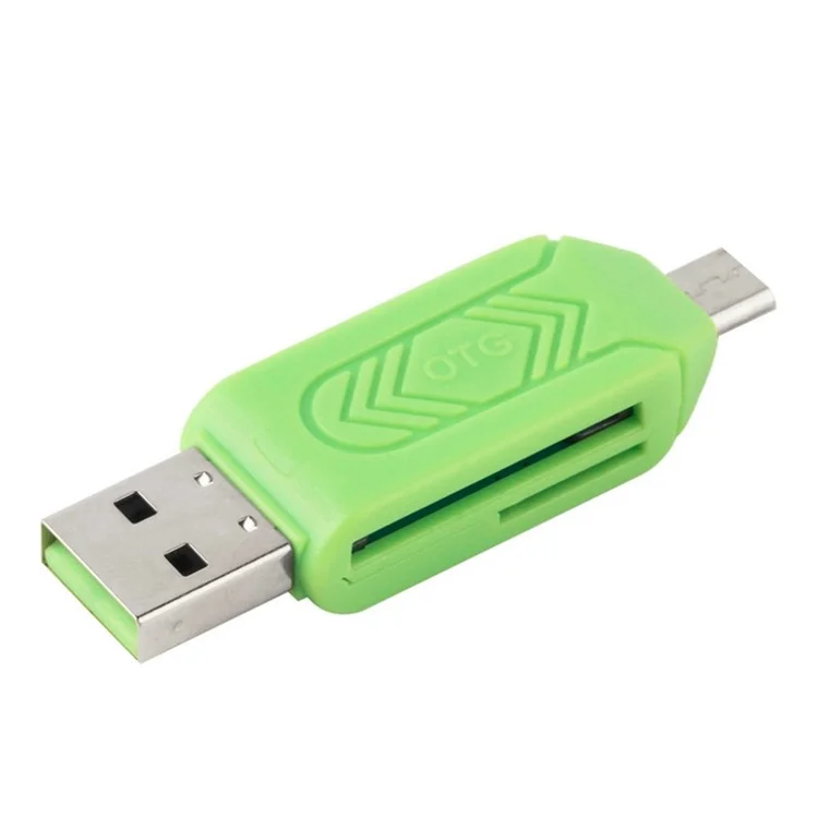 Universal Micro USB OTG TF/SD Card Reader Phone Extension Headers Micro USB OTG Adapter