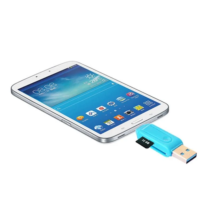 Universal Micro USB OTG TF/SD Card Reader Phone Extension Headers Micro USB OTG Adapter