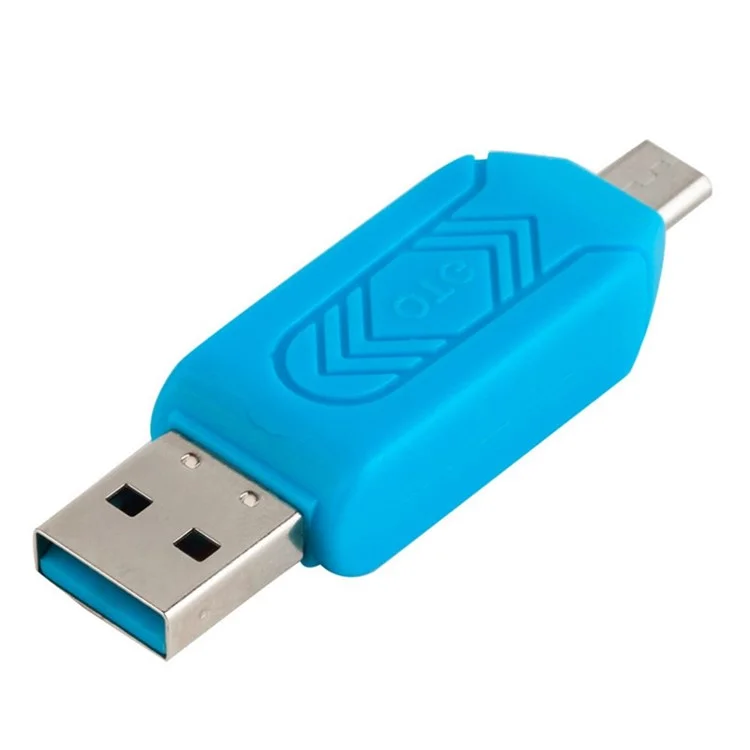 Universal Micro USB OTG TF/SD Card Reader Phone Extension Headers Micro USB OTG Adapter