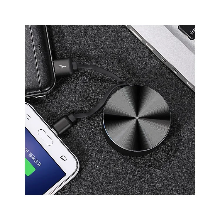 USAMS US-SJ163 Micro USB Tape Measure Retractable USB Cable for Huawei Samsung - Black