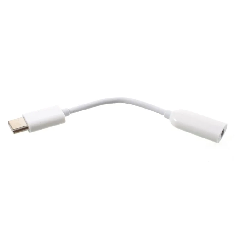 USB Type-C to 3.5mm Audio Adapter Cable for Xiaomi Mi 6 - White