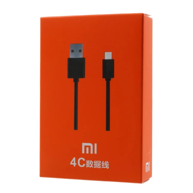 OEM XIAOMI 100cm USB Type C Charge Data Sync Cable for Xiaomi Mi 6/Mi 4c - Black