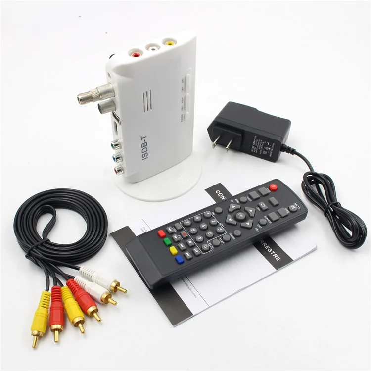 ISDB-T Digital Terrestrial Converter TV BOX Receiver 1080P - US Plug