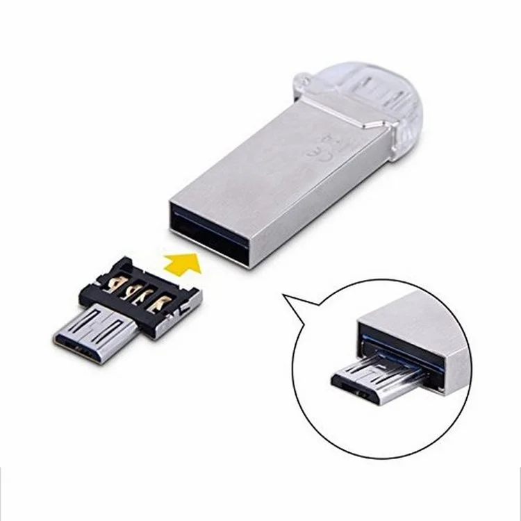Mini Portable Micro USB to USB OTG Adapter