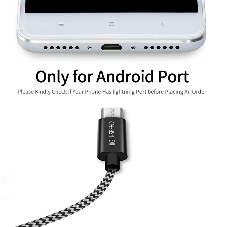 1.5M DUX DUCIS K-ONE Series Woven Pattern Micro USB Charging Cable Cord for Samsung HTC Huawei