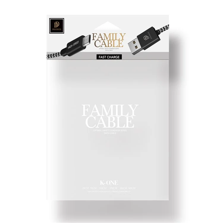1.5M DUX DUCIS K-ONE Series Woven Pattern Micro USB Charging Cable Cord for Samsung HTC Huawei
