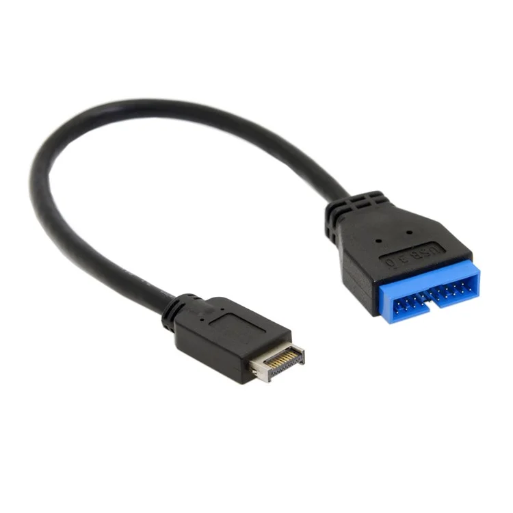 CY UC-052 USB 3.1 Front Panel Header to USB 3.0 20Pin Header Extension Cable 20cm for ASUS Motherboard