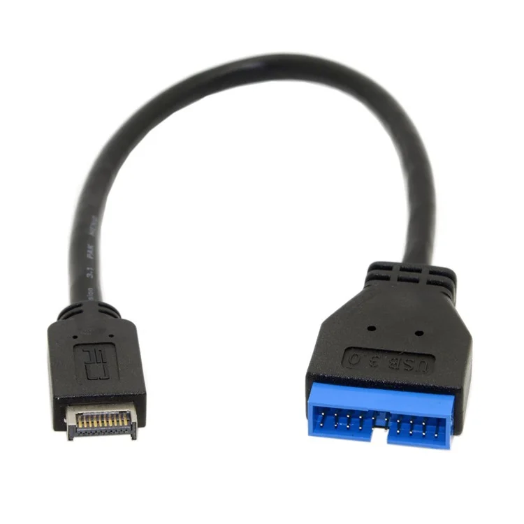 CY UC-052 USB 3.1 Front Panel Header to USB 3.0 20Pin Header Extension Cable 20cm for ASUS Motherboard