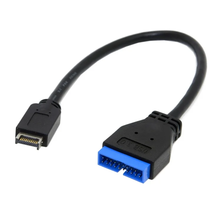 CY UC-052 USB 3.1 Front Panel Header to USB 3.0 20Pin Header Extension Cable 20cm for ASUS Motherboard