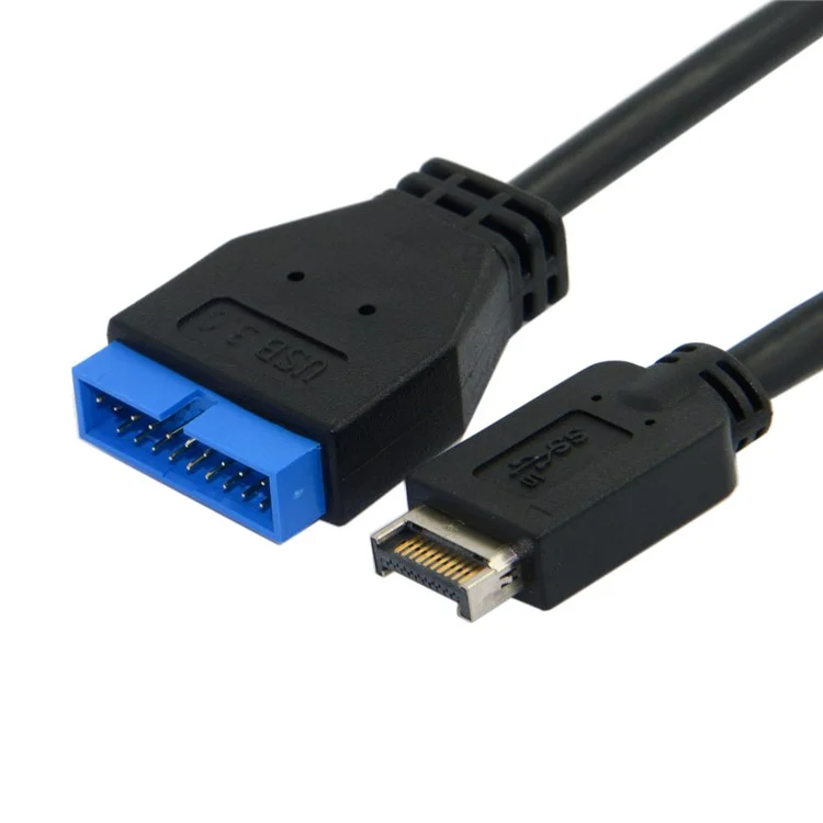 CY UC-052 USB 3.1 Front Panel Header to USB 3.0 20Pin Header Extension Cable 20cm for ASUS Motherboard