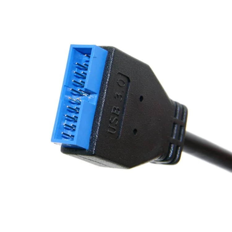CY UC-052 USB 3.1 Front Panel Header to USB 3.0 20Pin Header Extension Cable 20cm for ASUS Motherboard