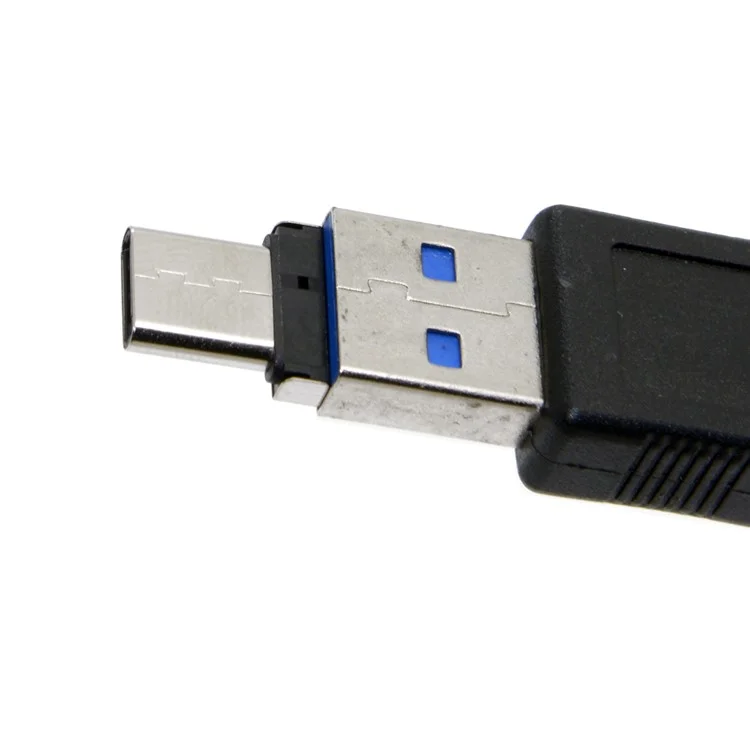 5Pcs/Set CY UC-053 Ultra Mini Type-C to USB 2.0 OTG Adapter for Cell Phone Tablet & USB Cable & Flash Disk