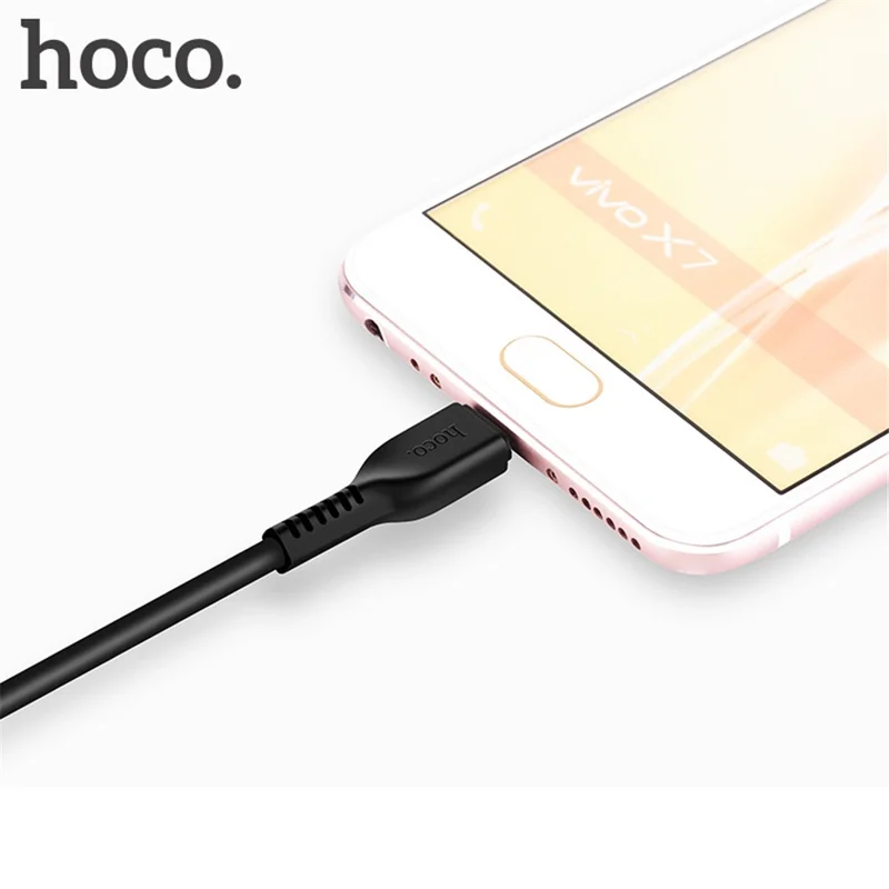 HOCO X20 Flash 1M 2A Micro USB Charge and Data Sync Cable for Huawei Samsung Etc. - White