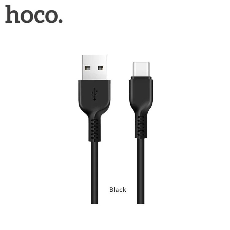 HOCO X20 Flash 3M 2A Type-C Carica e Dati Cavo Per Huawei Samsung Etc. - Nero