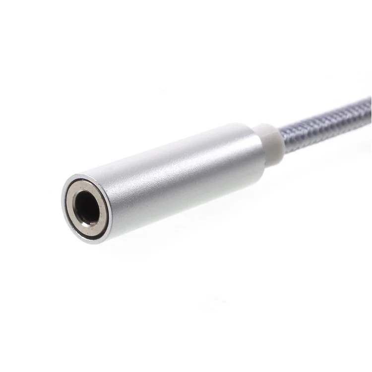 Aluminum Alloy Type-C to 3.5mm Female AUX Audio Braided Cable