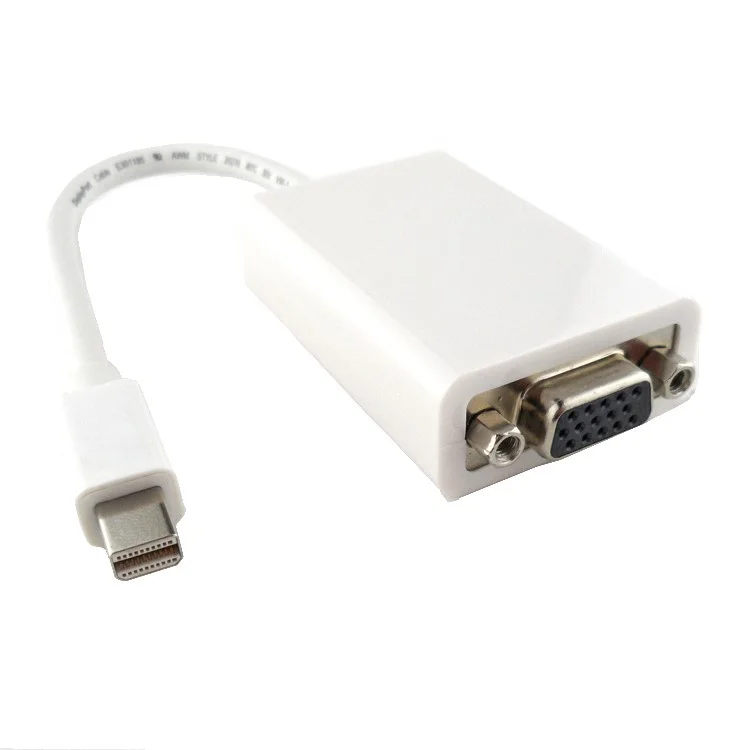 Mini DisplayPort Male to VGA Female Adapter Converter