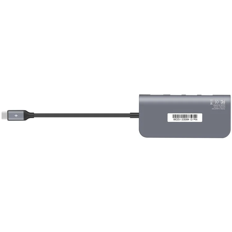 MOMAX Multi-functional 8-in-1 USB3.1 Type-C Hub with 4K HDMI + 3*USB 3.1 + SD/TF Card Reader + RJ45 LAN + Type-C Port