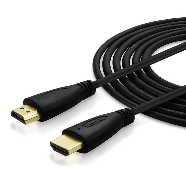 100PCS/Lot 32 AWG High Speed HDMI Male to Male Cable 1.4 Version 1080P 3D Cable Gold Plated Connectors