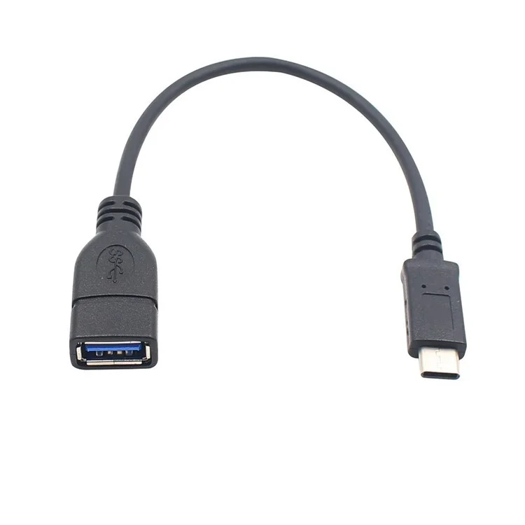 0.2M USB 3.1 Type C Male to Type A Female OTG Data Cable for Tablet PC Mobile Phone