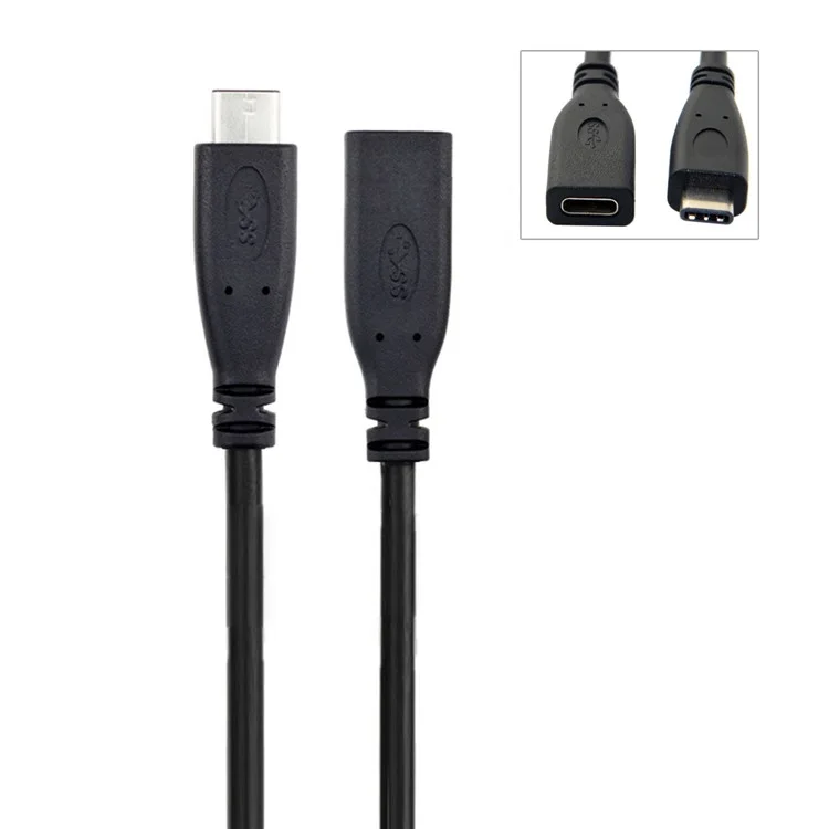 0.2M USB-C USB 3.1 Type C Male to Female Extension Data Cable for Laptop & Macbook Tablet