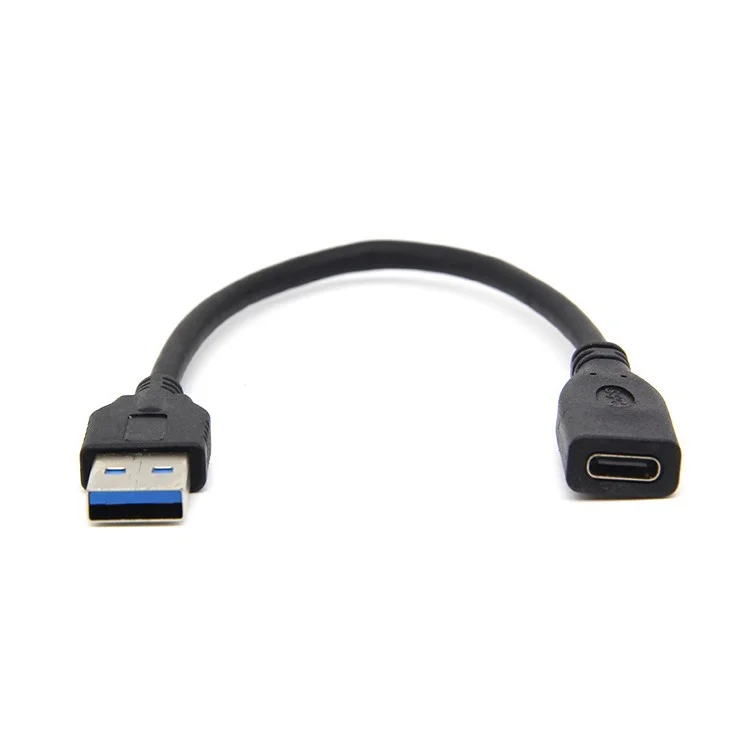 0.2m Type-C Female to USB 3.0 Male Data and Charge Extension Cable for Macbook Chromebook Pixel