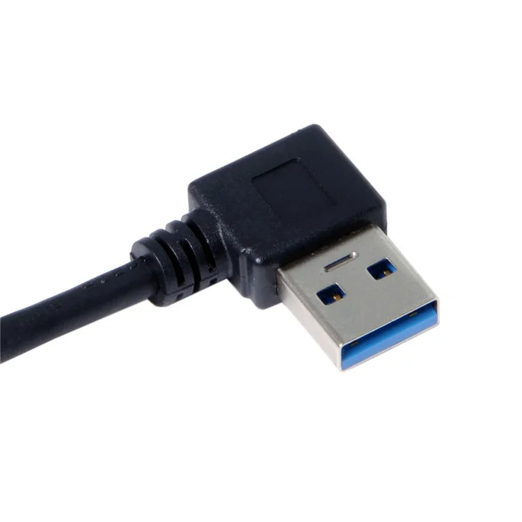 USB 3.0 Type-A 90 Degree Right Angled to Right Angled Data Cable for Hard Disk Computer