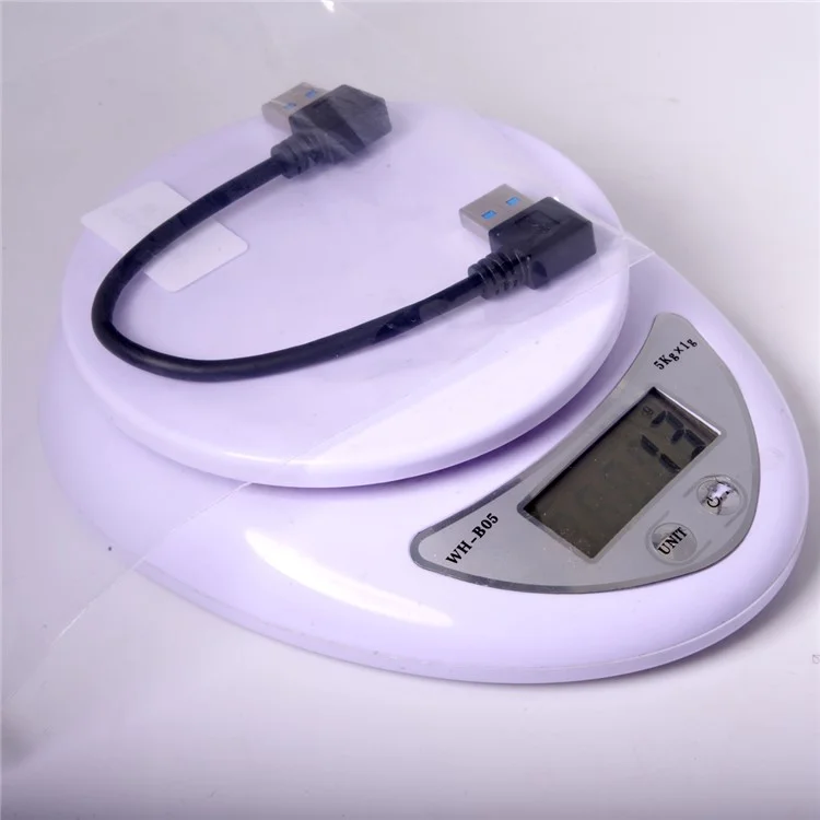 USB 3.0 Type-A 90 Degree Right Angled to Right Angled Data Cable for Hard Disk Computer