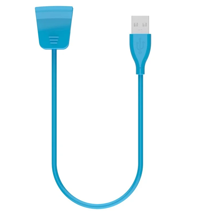 Cabo de Carga do Adaptador USB de Substituição de 55cm Para Fitbit Alta HR - Azul