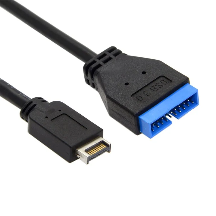 USB 3.1 Front Panel Header to USB 3.0 20Pin Header Extension Cable for ASUS Motherboard 50cm